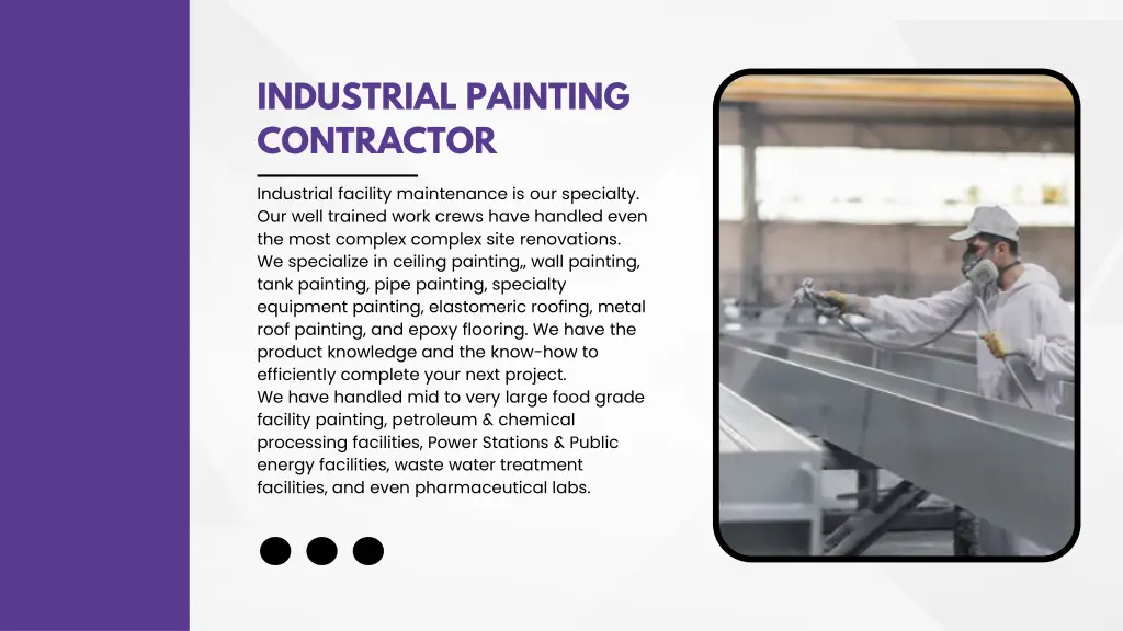 industrial painting contractor