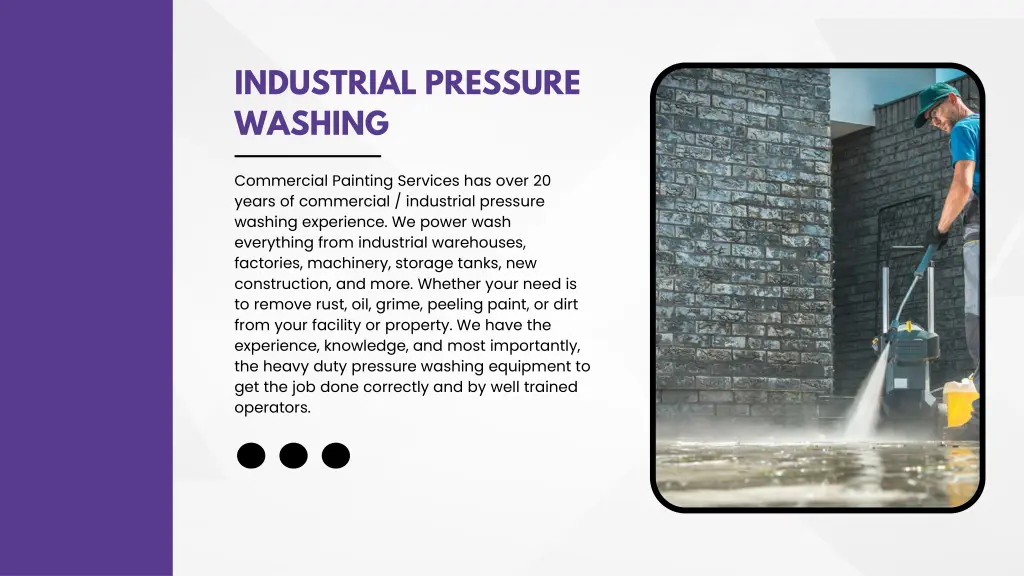 industrial pressure washing