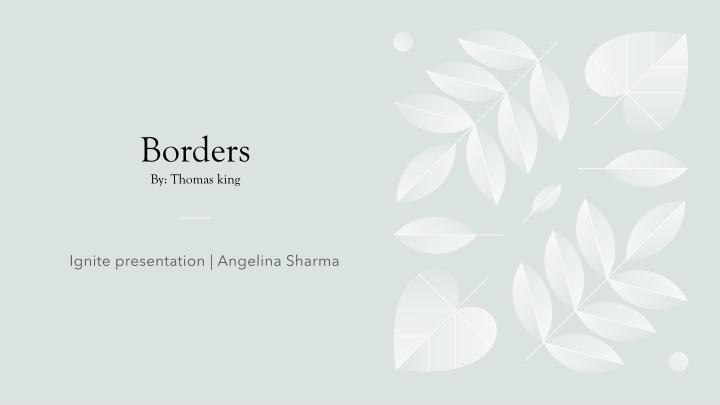 borders by thomas king