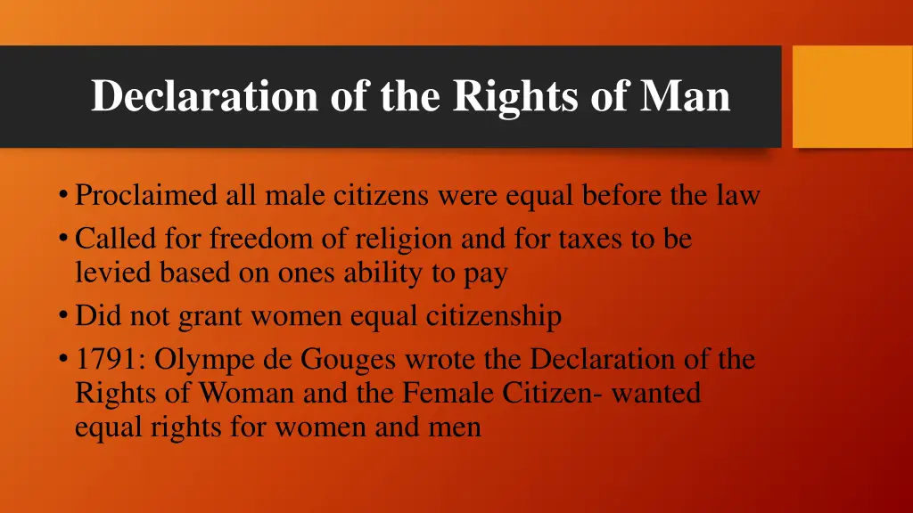 declaration of the rights of man 1