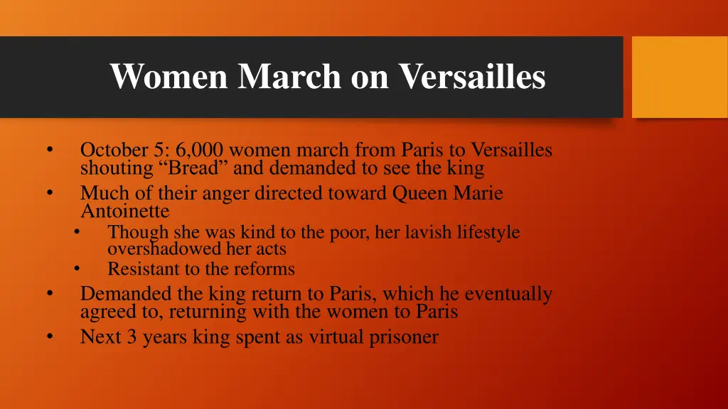 women march on versailles