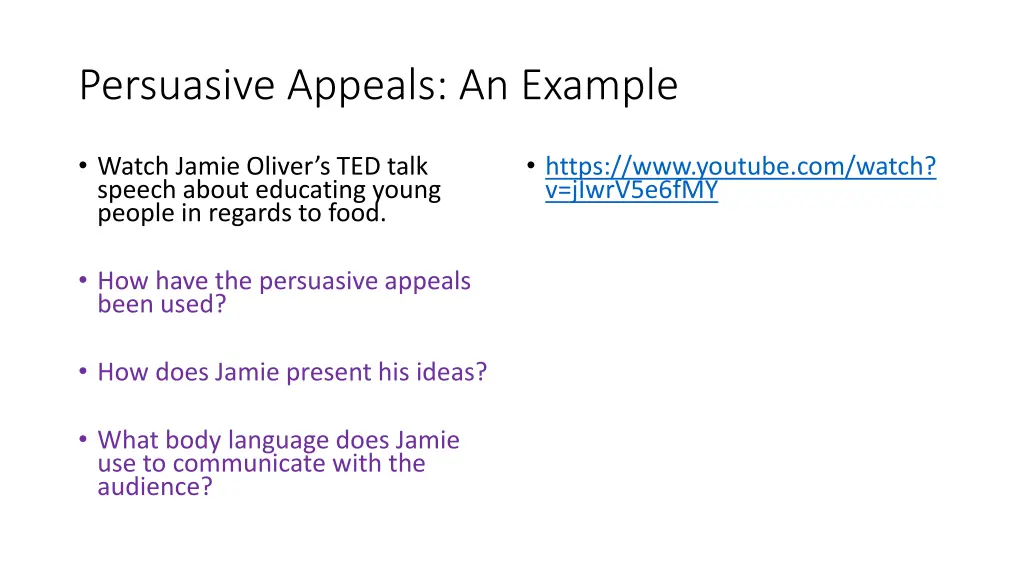 persuasive appeals an example