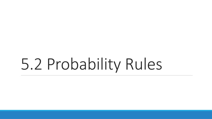 5 2 probability rules