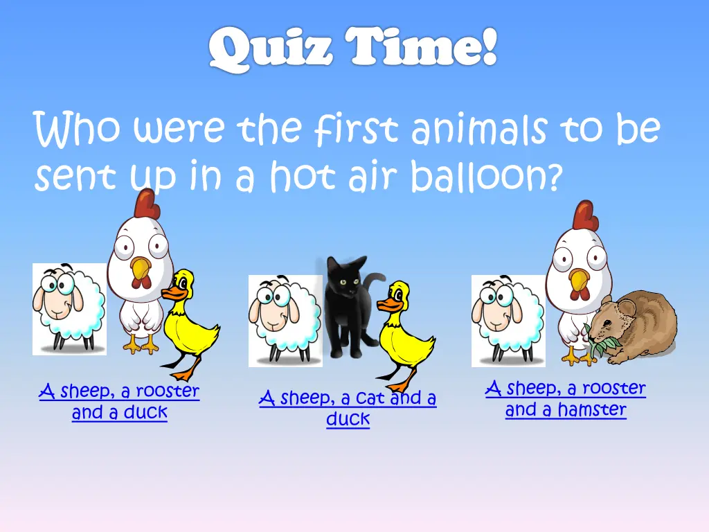 quiz time 1