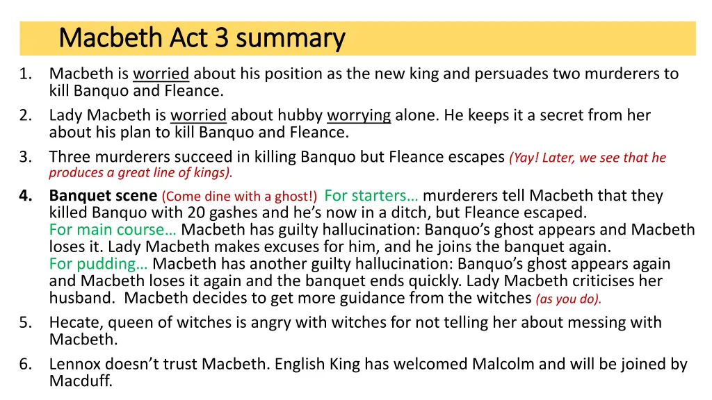 macbeth act 3 summary macbeth act 3 summary