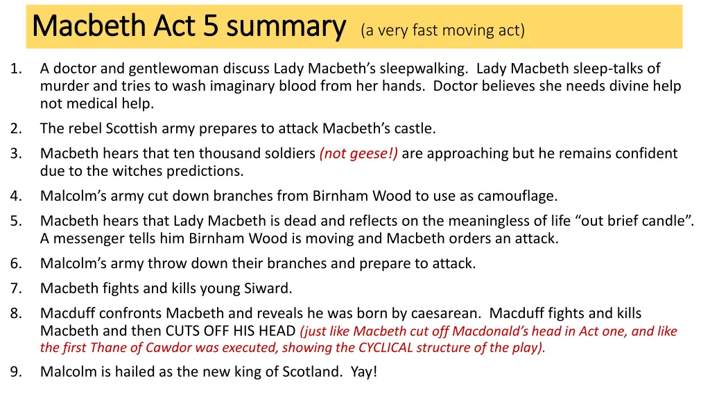 macbeth act 5 summary macbeth act 5 summary