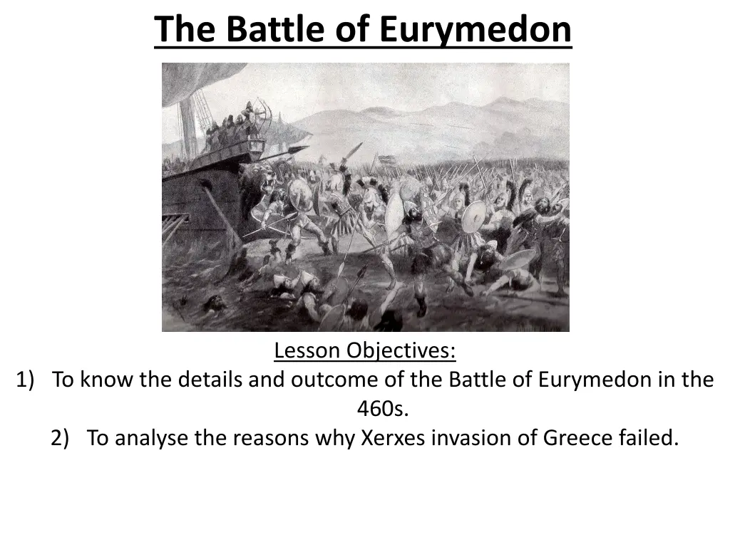 the battle of eurymedon