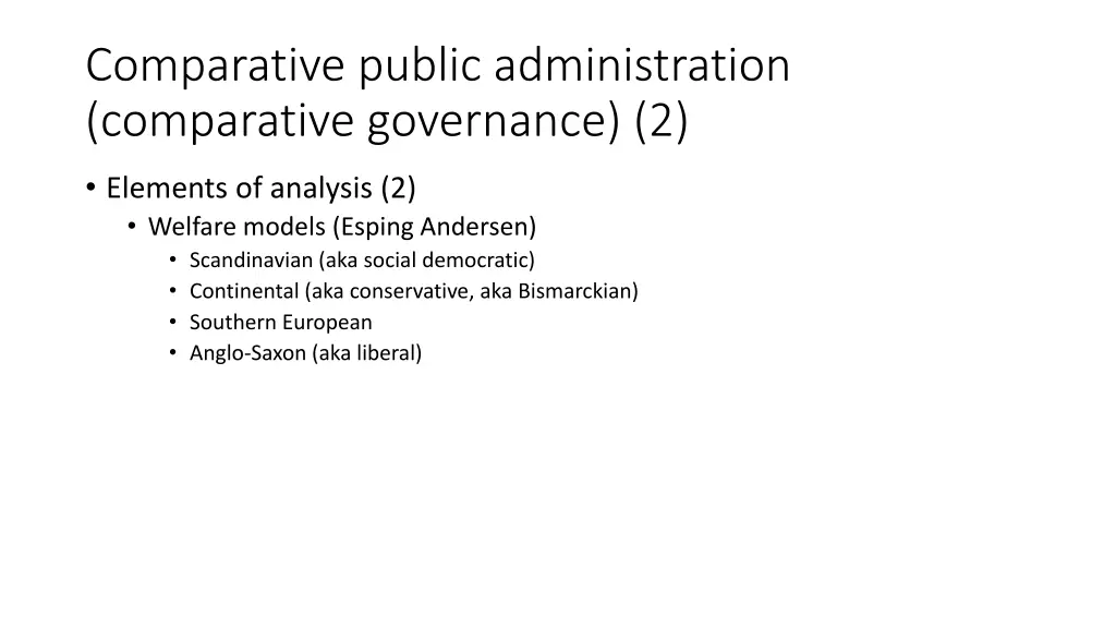 comparative public administration comparative 1