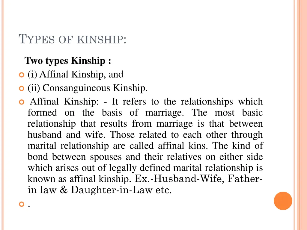 t ypes of kinship