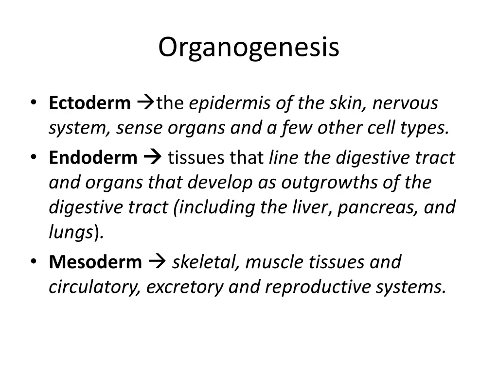 organogenesis