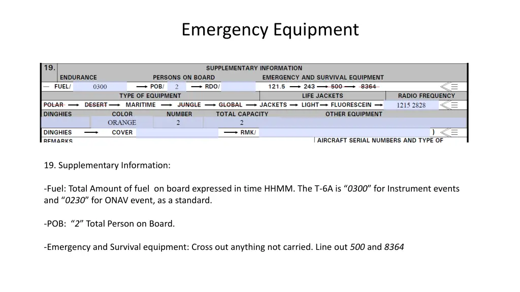 emergency equipment