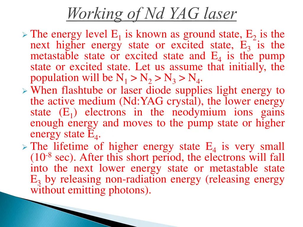 the energy level e 1 is known as ground state