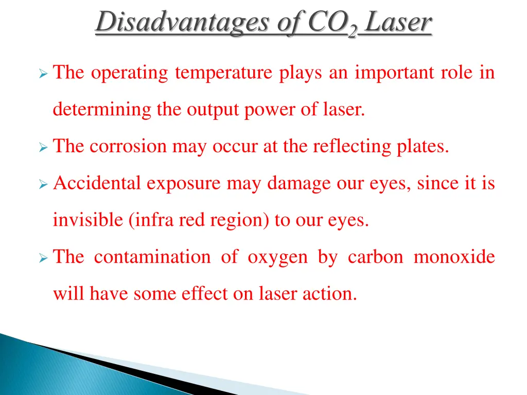 the operating temperature plays an important role