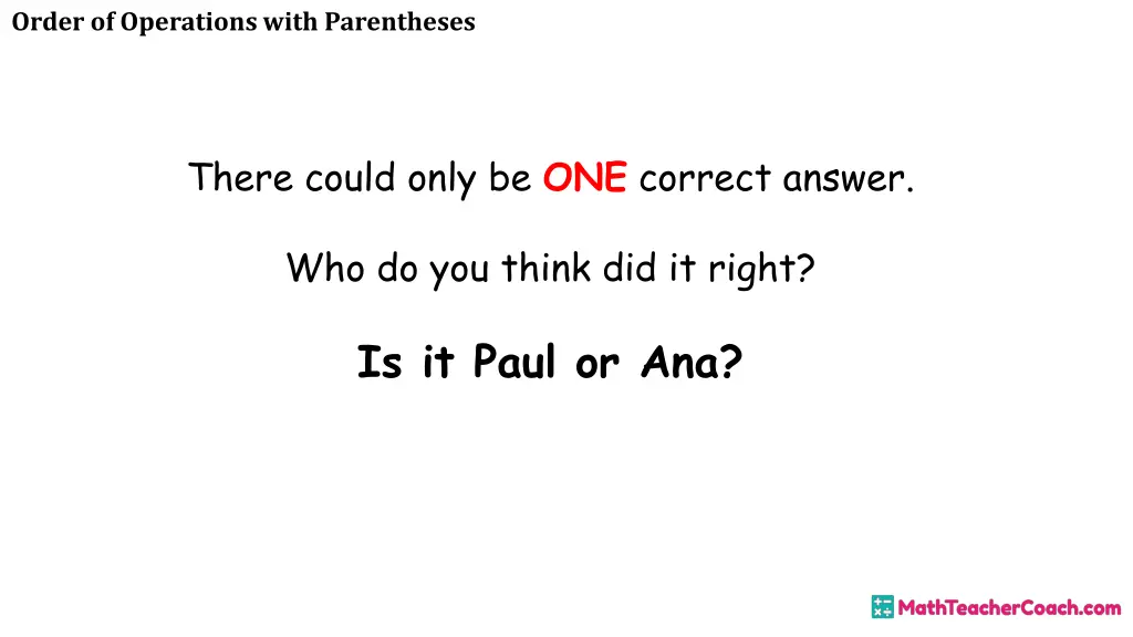 order of operations with parentheses 13