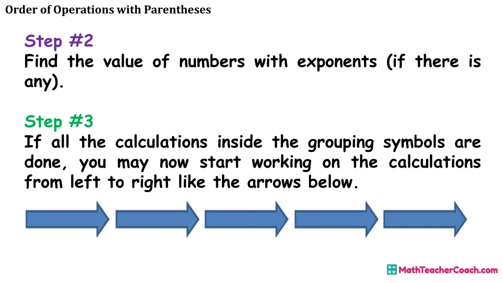 order of operations with parentheses 18