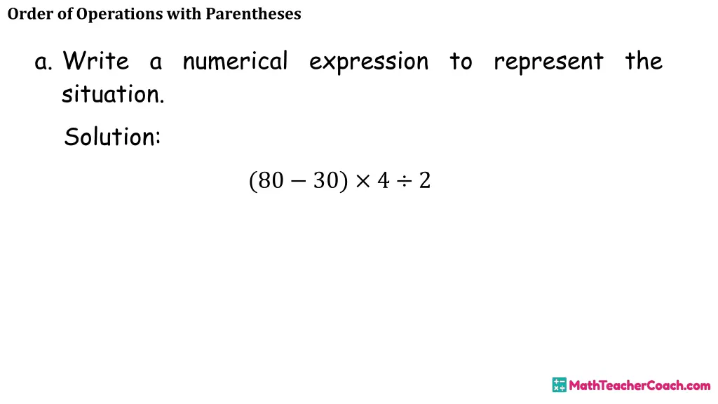 order of operations with parentheses 33