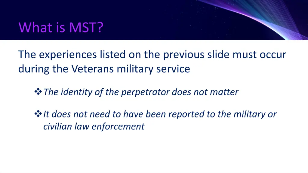 what is mst