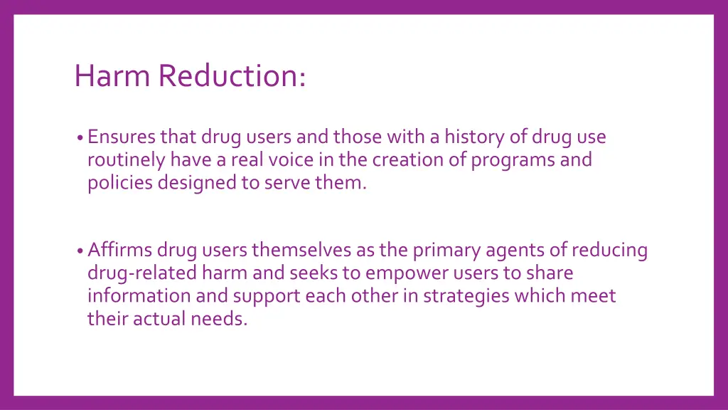 harm reduction 2