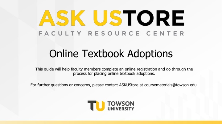 online textbook adoptions