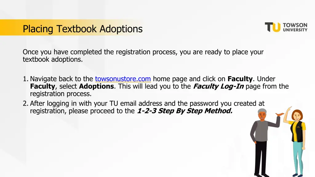 placing textbook adoptions