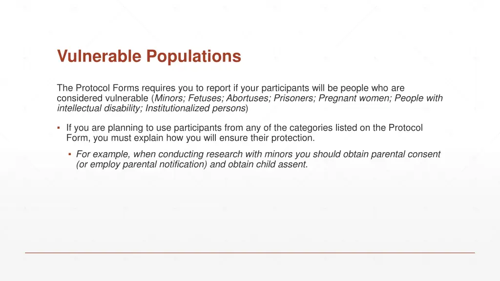 vulnerable populations