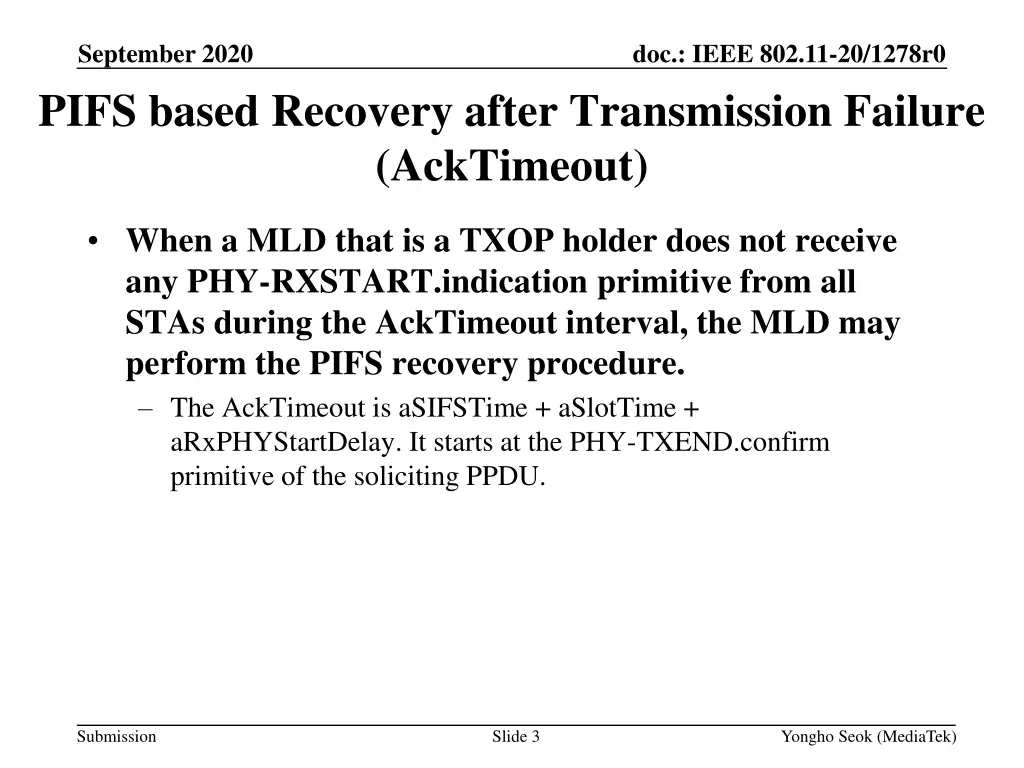 september 2020 pifs based recovery after