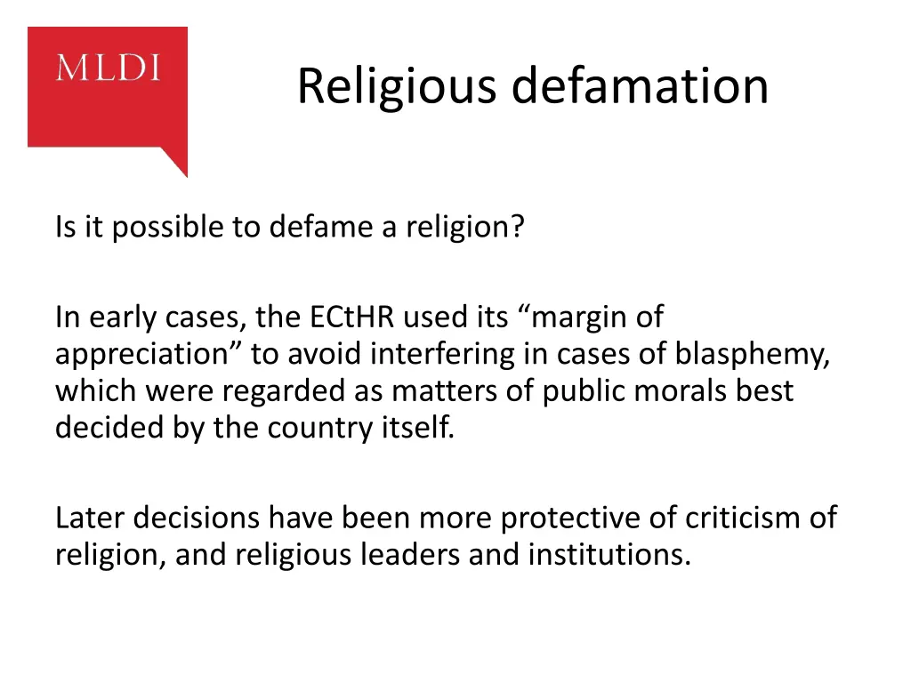 religious defamation