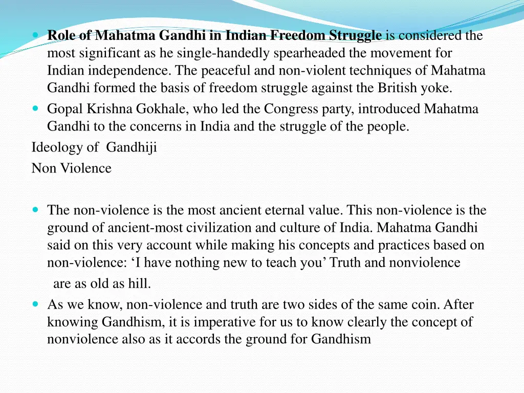 role of mahatma gandhi in indian freedom struggle