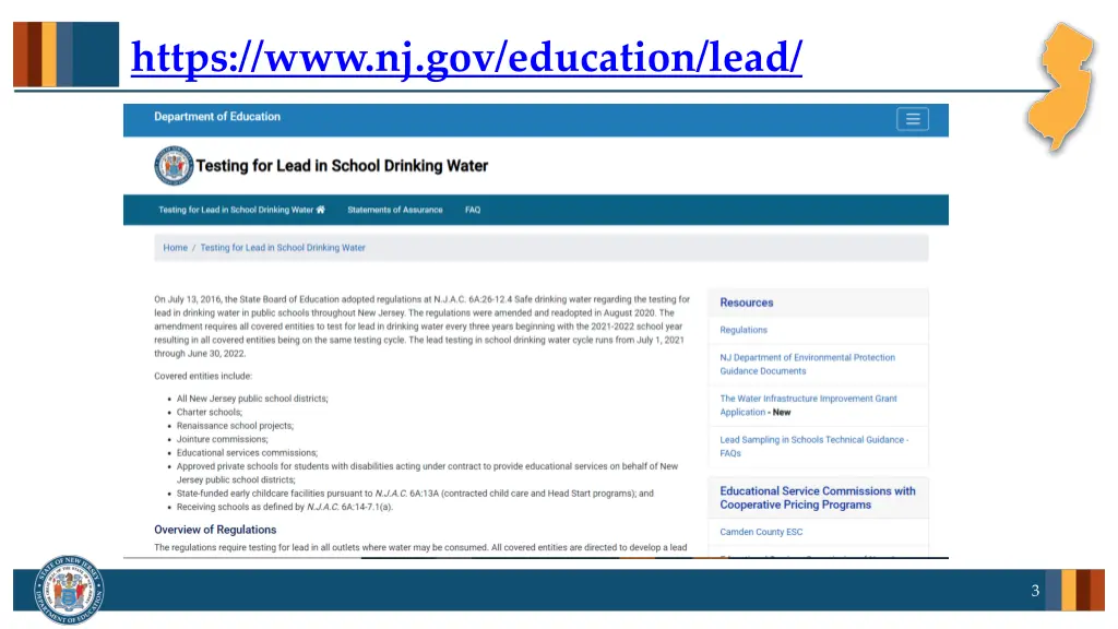 https www nj gov education lead