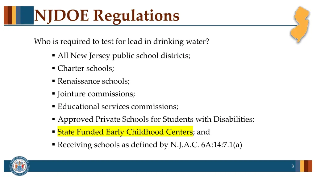 njdoe regulations 1