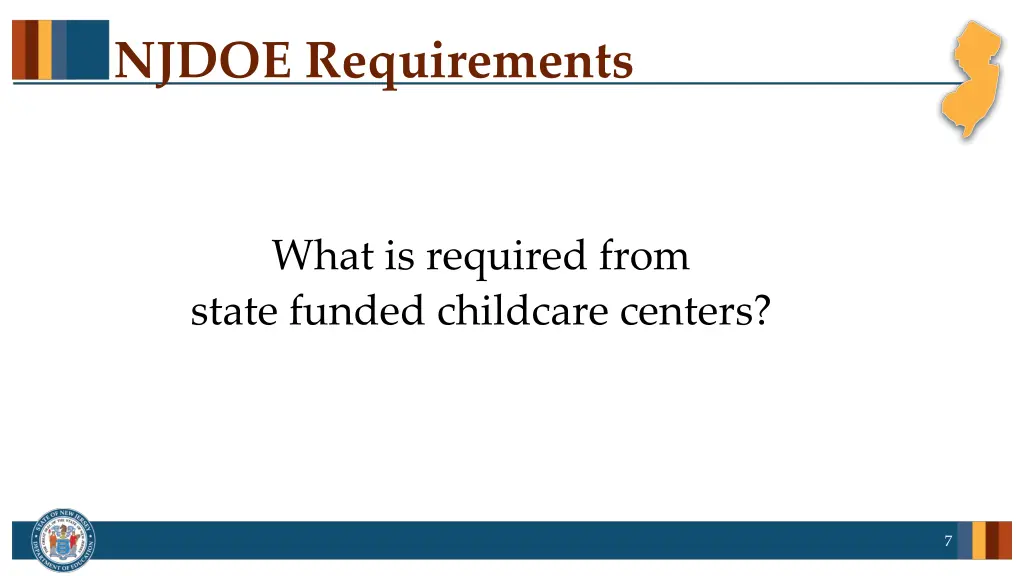 njdoe requirements