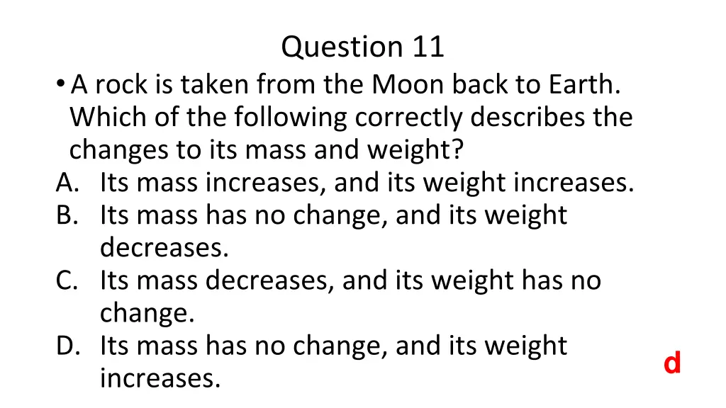 question 11