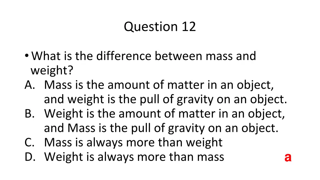 question 12