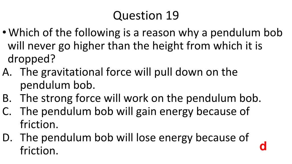 question 19