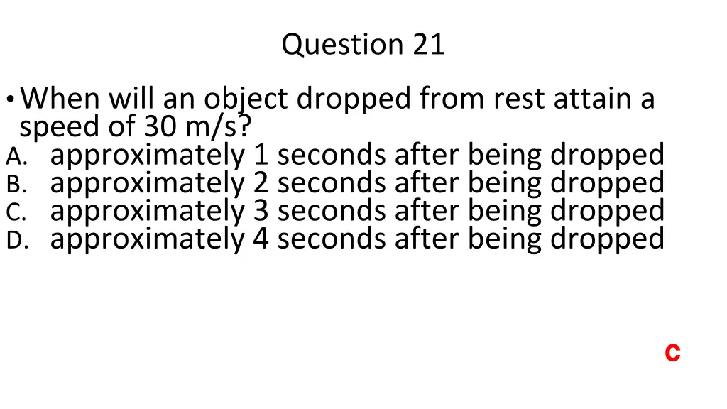 question 21