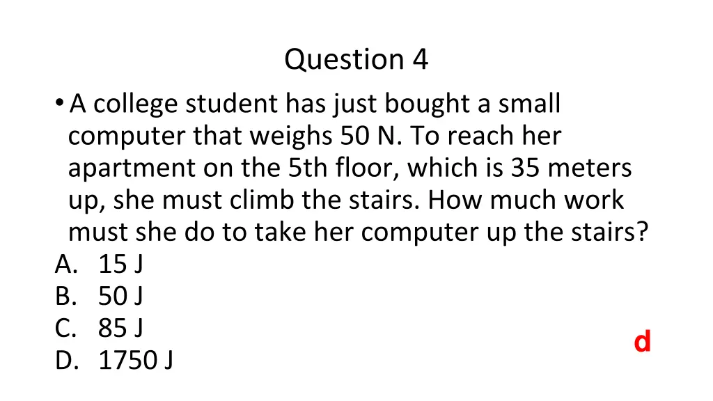 question 4