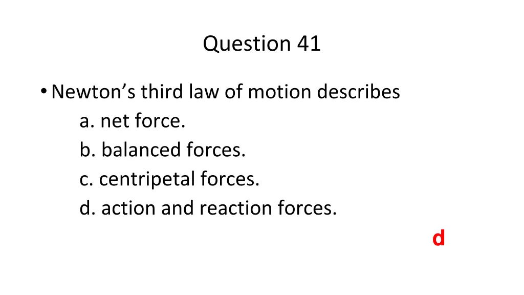 question 41