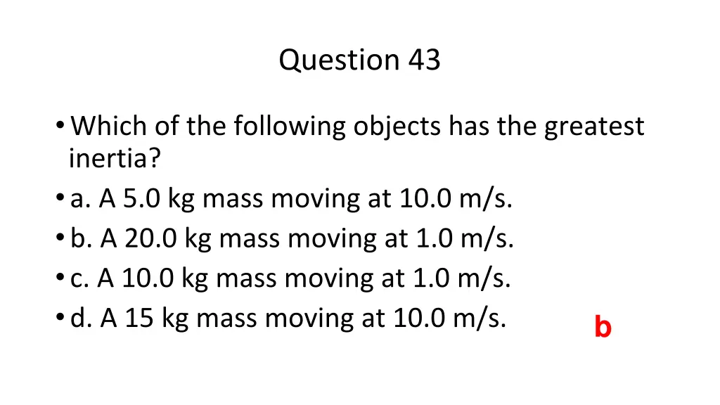 question 43