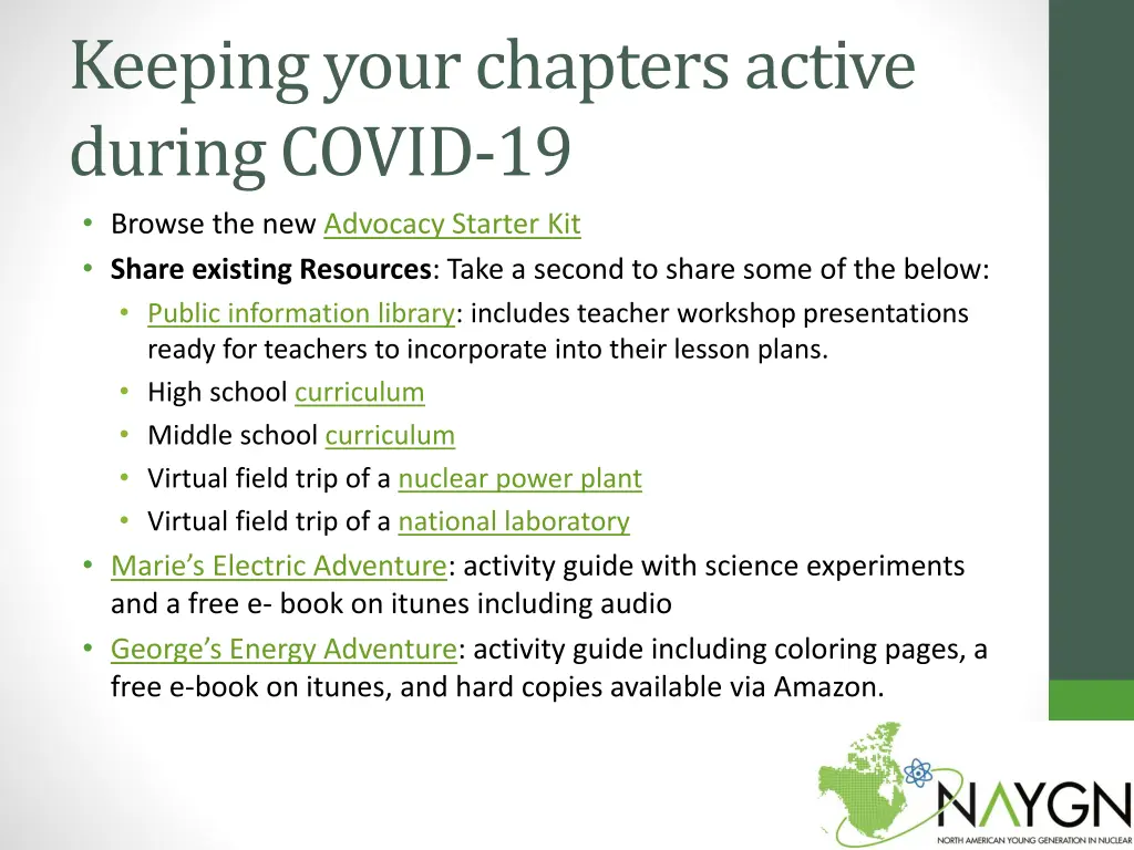 keeping your chapters active during covid