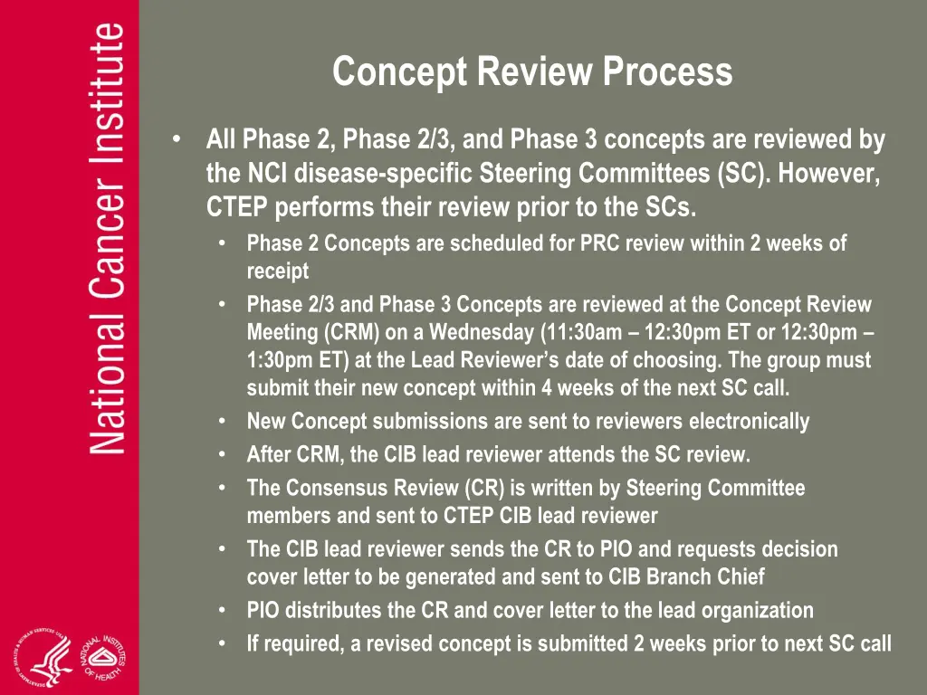 concept review process