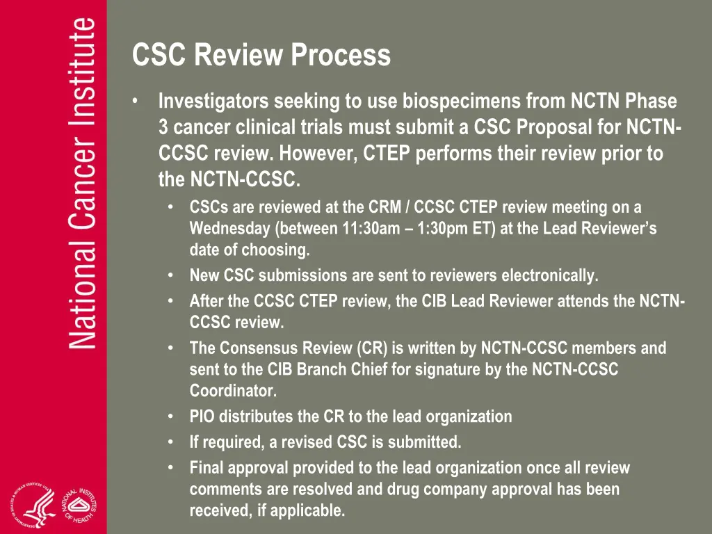 csc review process