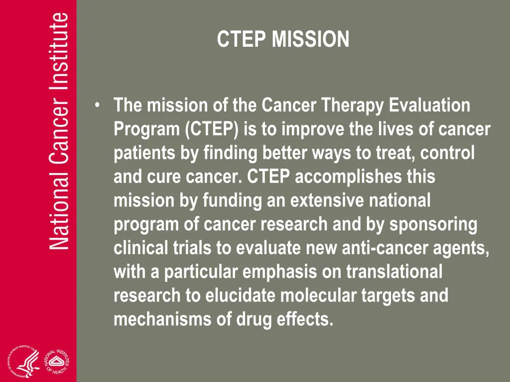 ctep mission