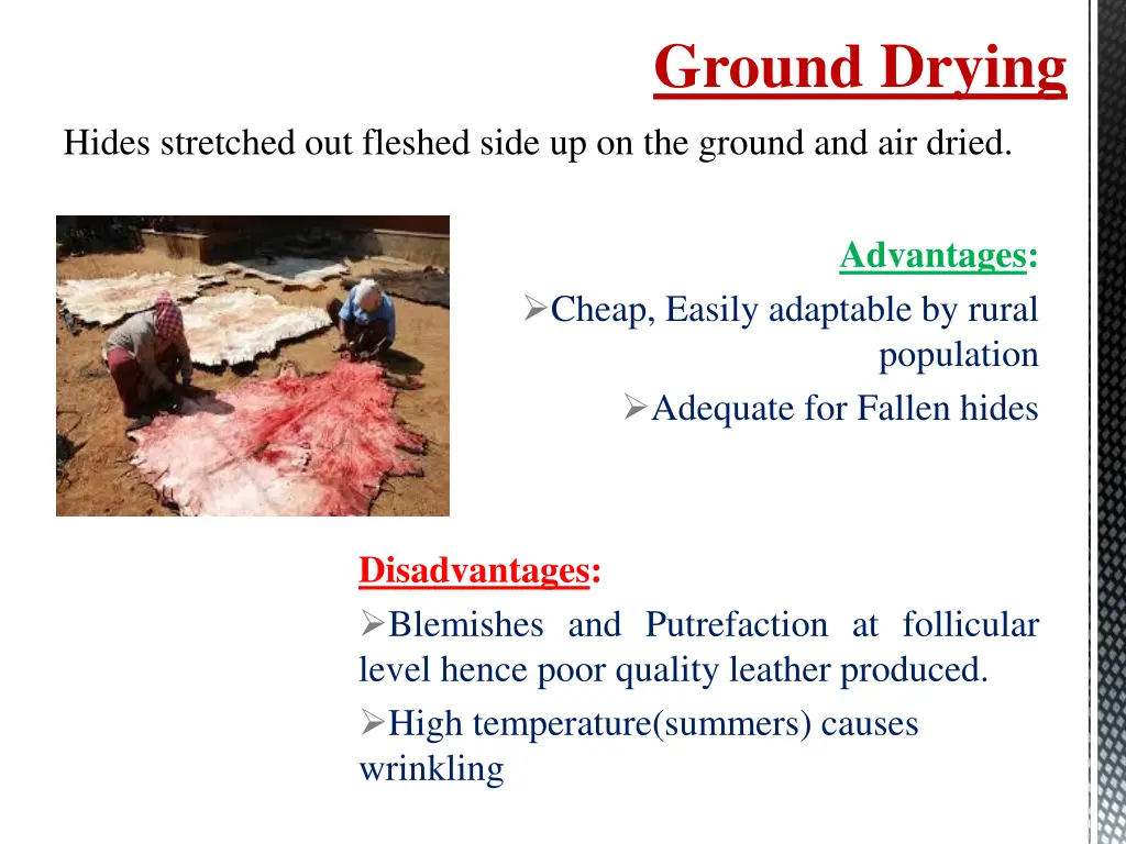 ground drying