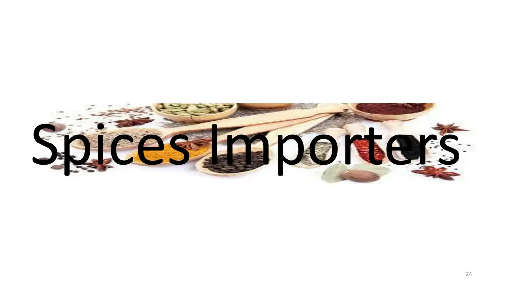 spices importers