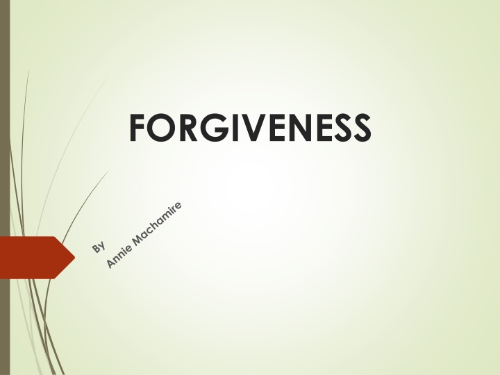 forgiveness