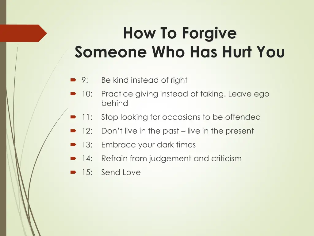 how to forgive someone who has hurt you 1