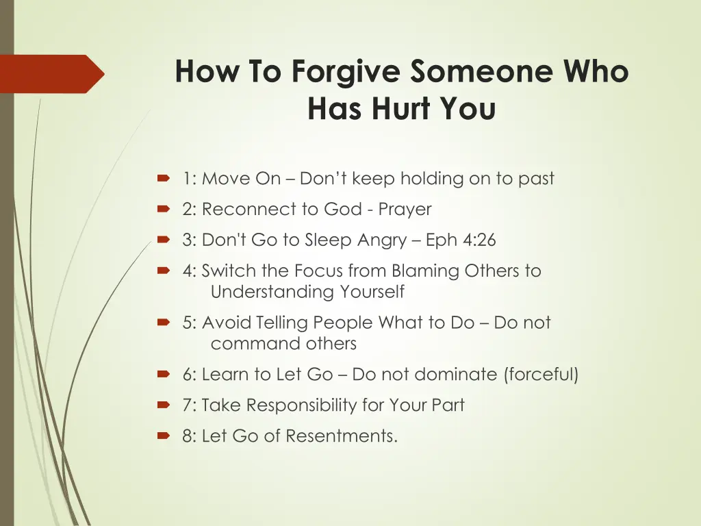 how to forgive someone who has hurt you