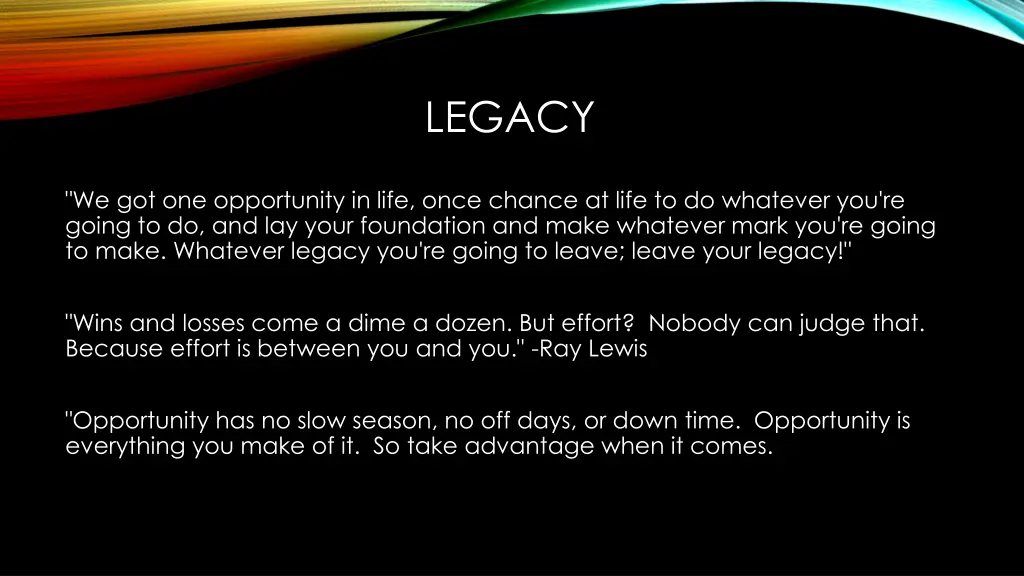 legacy 1