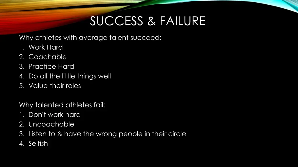 success failure 1