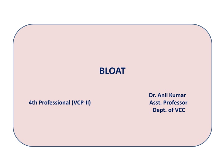 bloat